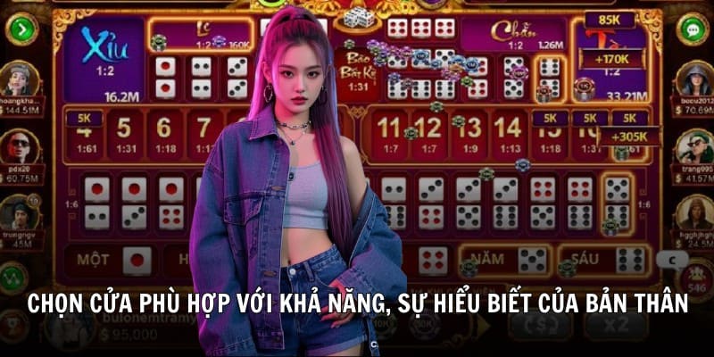 Chọn cửa phù hợp với khả năng, sự hiểu biết của bản thân